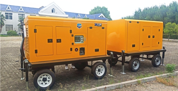 夏邑住建局点赞豫工永磁防汛泵车